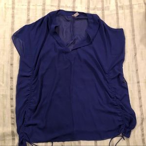 Victoria's Secret purple Sheer Pullover Coverup Top Size XS